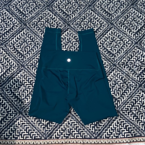 Lululemon Sz6 Nulu wunderunder turquoise blue - Picture 4 of 7